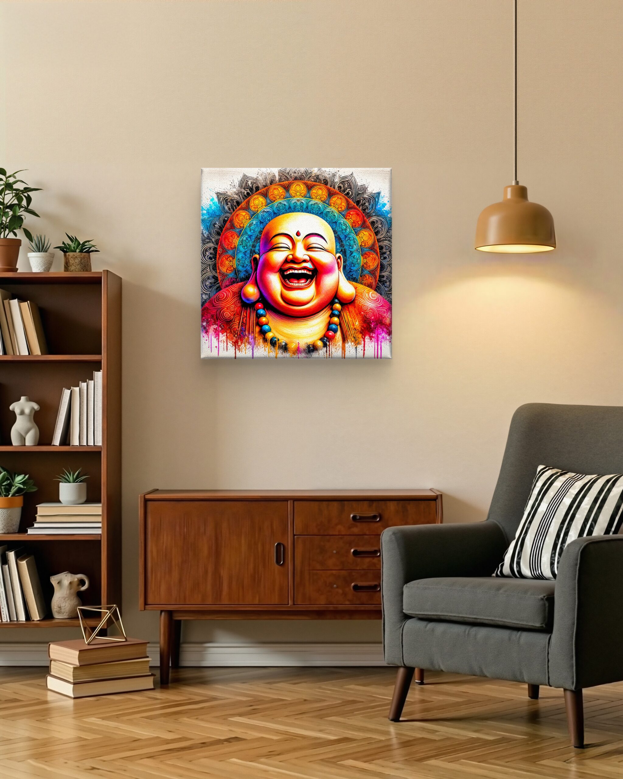 Laughing Buddha For Canvas - Image 2