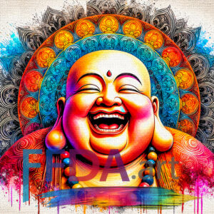 Laughing Buddha For Canvas