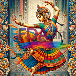 The Elegant Nritya Mudra For Canvas