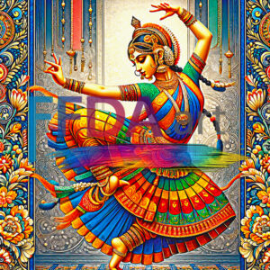 The Elegant Nritya Mudra For Print