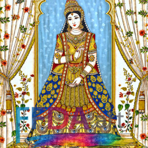 Mughal Queen Indian Royal Artwork For Print